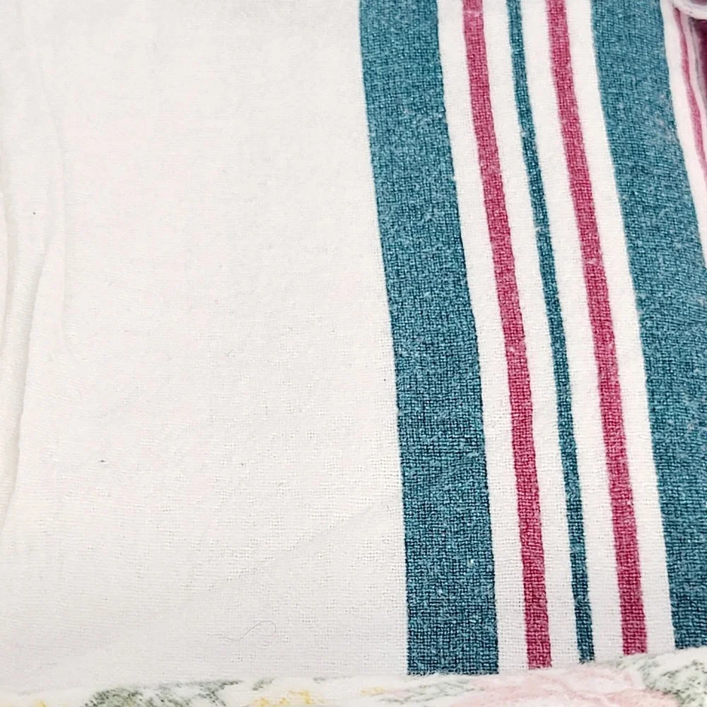 VALUE BUNDLE Vintage Baby Receiving Blankets Lot 4 Cotton Flannel Gerber Medline